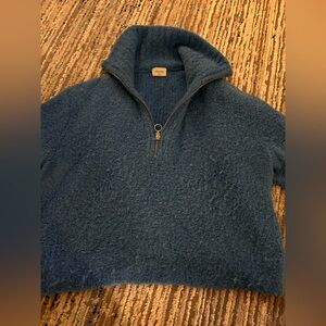 Wilfred Free Blue Fuzzy Sweater - Good Condition